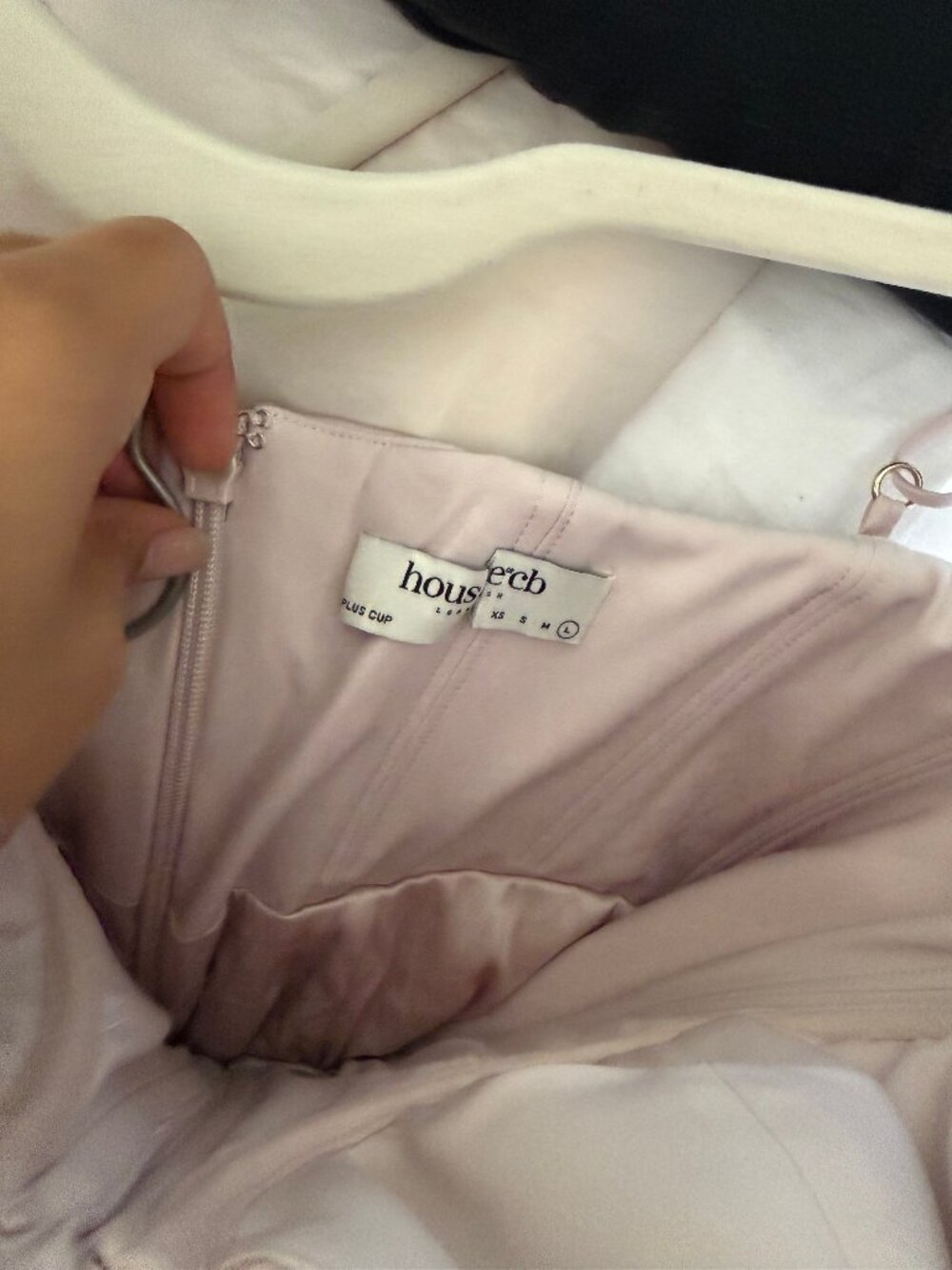 House of CB Blush Pink Corset Midi Dress - Picture 5 of 5